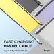 【Ringke】Rearth Type-C 轉 Type-C [Fast Charging Pastel Cable] 粉彩快速充電傳輸線－2M product thumbnail 3