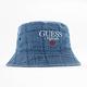 GUESS-男裝-Originals x CLOTTEE系列牛仔壓紋潮流漁夫帽-藍 原價1490 product thumbnail 3