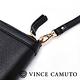 Vince Camuto 滾邊縫線素色手拿長夾-黑色 product thumbnail 5