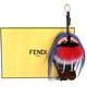 FENDI Wonders 多彩拼接皮草毛怪玩偶吊飾(藍x黑x紅) product thumbnail 5