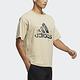 Adidas M Prsve Bos Tee [HD0049] 男 短袖 上衣 T恤 休閒 柔軟 寬鬆 舒適 米 product thumbnail 2