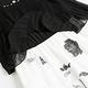 ILEY伊蕾 貴氣緹花壓摺假兩件洋裝(黑色；M-XL)1222017124 product thumbnail 4