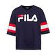 FILA #漢城企劃 短袖純棉圓領T恤-丈青 1TET-1412-NV product thumbnail 3