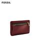 FOSSIL Liza 輕巧型真皮衍縫短夾-酒紅色 SL6551609 product thumbnail 5