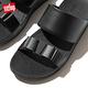 【FitFlop】ROSA BOW LEATHER SLIDES蝴蝶結造型皮革雙帶涼鞋-女(靓黑色) product thumbnail 6