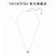 SWAROVSKI 施華洛世奇 Sparkling Dance 項鍊 藍色 鍍銠 product thumbnail 3