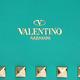 VALENTINO 經典Rockstud CLUTCH系列金色鉚釘造型羊皮手拿包(湖水綠) product thumbnail 6