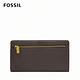 FOSSIL Liza 輕巧型真皮零錢袋長夾-巧克力棕 SL7891900 product thumbnail 6