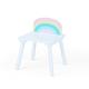 Teamson彩虹兒童收納木製桌椅組-白色 product thumbnail 8