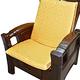 【凱蕾絲帝】木椅通用~100%台灣製造-高支撐加厚連體L型背坐墊(6入)-富貴金 product thumbnail 3