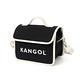 KANGOL 帆布掀蓋側小書包-黑-6225171120 product thumbnail 2