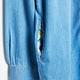 SOMETHING 雙口袋水洗丹寧長袖襯衫-女-拔洗藍 product thumbnail 5