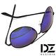 DZ 克雷孟特 抗UV 偏光太陽眼鏡墨鏡(黑框深藍膜) product thumbnail 6