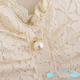V領胸間抓皺修身蕾絲襯衫 (白色)-Angel Love product thumbnail 6