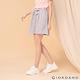 GIORDANO 女裝棉麻蝴蝶結綁帶短褲-61 藍白條紋 product thumbnail 4