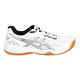 ASICS UPCOURT 4 男排羽球鞋-排球 羽球 羽毛球 亞瑟士 1071A053-103 白黑銀 product thumbnail 2