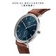 Daniel Wellington DW CLASSIC MULTI EYE 40mm  小三針極光藍棕色皮革錶-極光銀框 product thumbnail 4