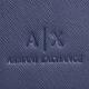 A|X ARMANI EXCHANGE 經典防刮壓紋品牌LOGO多卡片/證照短夾(深夜藍) product thumbnail 8