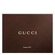 GUCCI 亮面真皮雙G壓紋鑰匙零錢包(古銅金色) product thumbnail 4