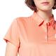 【Lynx Golf】女款吸濕排汗抗UV機能印花造型Lynx字樣繡花短袖POLO衫/高爾夫球衫-粉橘色 product thumbnail 5