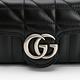 Gucci Marmont GG Super Mini 復古銀扣絎縫皮革翻蓋肩/斜背包（多款任選） product thumbnail 5