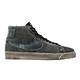 Nike 滑板鞋 Blazer Mid Premium 男鞋 SB 舒適 避震 仿舊設計 球鞋 穿搭 黑 灰 DA1839001 product thumbnail 6