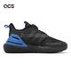 adidas 童鞋 RapidaSport Boa K 中童 小朋友 防潑水 黑 藍 運動鞋 快速綁帶 IF0371 product thumbnail 3