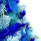 摩達客 7尺豪華版冰藍色聖誕樹(銀藍系配件組)+100燈LED燈藍白光2串(附IC控制器) product thumbnail 5
