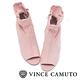 VINCE CAMUTO-麂皮素面縐褶感魚口踝靴-絨粉 product thumbnail 3