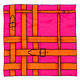 BURBERRY 釦環圖樣造型絲巾-桃紅色 product thumbnail 2