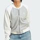 Adidas Fleece Jacket 女 灰白色 休閒 日常 短版 立領 口袋 拉鍊 外套 IL3795 product thumbnail 2