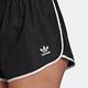 adidas 短褲 女款 運動短褲 三葉草 國際碼 LACED SHORTS 黑 HK5087 product thumbnail 4