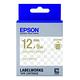 EPSON C53S654409 LK-4TKN透明系列透明底金字標籤帶(寬度12mm) product thumbnail 2