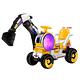 TECHONE MOTO36 兒童電動挖土機可騎可坐男女孩玩具車電瓶工程車遙控車 product thumbnail 6