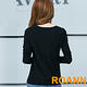 粉色花朵印花長袖T恤 (黑色)-ROANN product thumbnail 2
