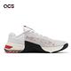 Nike 訓練鞋 Wmns Metcon 8 女鞋 白 紅 健身 重訓 舉重 運動鞋 DO9327-102 product thumbnail 3