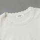 OUWEY歐薇 甜美透膚波點網紗袖針織上衣(白色；S-L)3232165055 product thumbnail 3