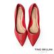 Tino Bellini 巴西進口沖孔尖頭方跟鞋FWDV027-2(紅色) product thumbnail 3