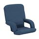 E-home Ryuji龍司日規布面扶手椅背14段KOYO和室椅-兩色可選 product thumbnail 2