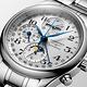 LONGINES 浪琴 官方授權 巨擘系列全日曆月相計時碼錶-銀/42mm L2.773.4.78.6 product thumbnail 4