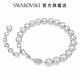 SWAROVSKI 施華洛世奇Imber Tennis 手鏈圓形切割, 白色, 鍍白金色 product thumbnail 5