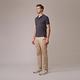 GIORDANO  男裝SORONA涼感素色POLO衫 - 06 標誌灰 product thumbnail 4