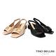 TINO BELLINI 歐洲進口全真皮魚口低跟涼鞋FSKT010(裸膚) product thumbnail 5