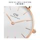 Daniel Wellington DW 手錶 Petite Sheffield 28mm爵士黑真皮皮革錶 DW00100230 product thumbnail 3