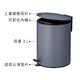 《KELA》Mats腳踏式垃圾桶(煙燻藍3L) | 回收桶 廚餘桶 踩踏桶 product thumbnail 3