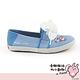 Paidal x 卡娜赫拉的小動物 愛喝水寬鞋帶綁帶帆布鞋-淺藍 product thumbnail 2