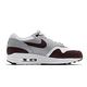 Nike 休閒鞋 Air Max 1 PRM 運動 男鞋 經典款 氣墊 舒適 避震 皮革 穿搭 白 咖啡 DB5074101 product thumbnail 3