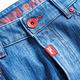EDWIN 大師系列 JERSEYS迦績 口袋印花超彈性錐形牛仔褲-男-拔洗藍 product thumbnail 8