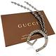 GUCCI G LOGO鉚釘925純銀項鍊 product thumbnail 2