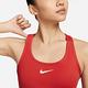 Nike 運動內衣 Swoosh 紅 白 速乾 中強度支撐 彈性 健身 瑜珈 DX6822-657 product thumbnail 8